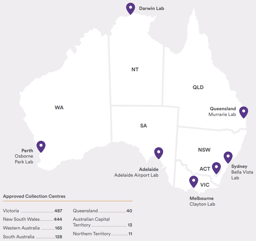 Australian ACC map