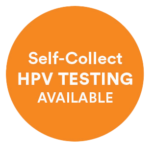 Self-collect HPV testing roundel